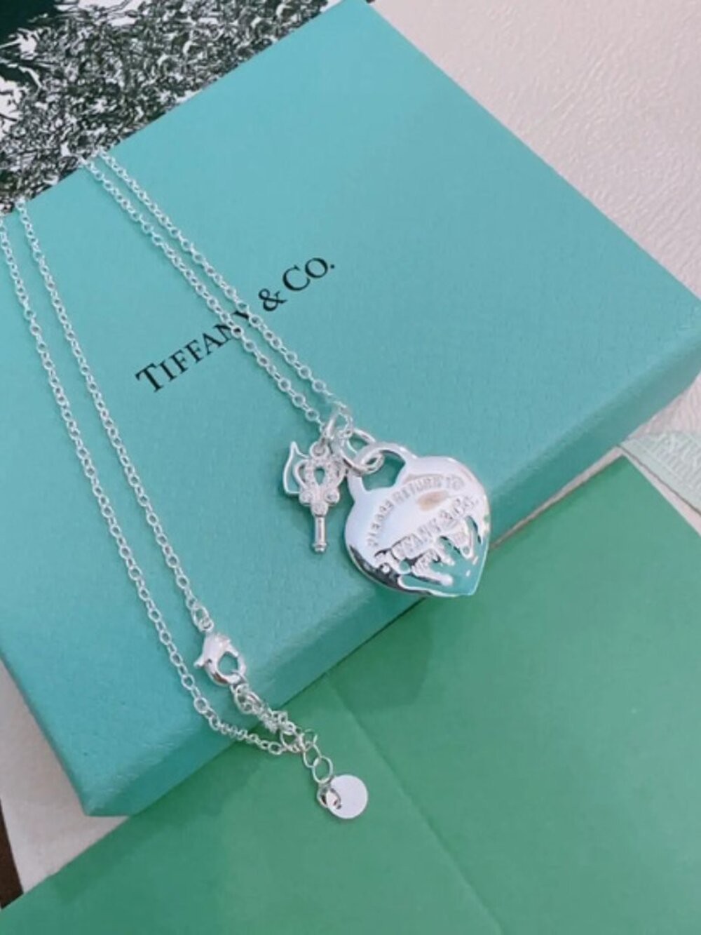 Tiffany & Co. Silver Heart Necklace